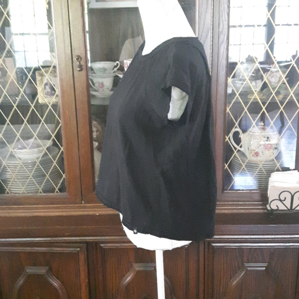 Size S Satva short sleeve black sweater - Picture 6 of 9